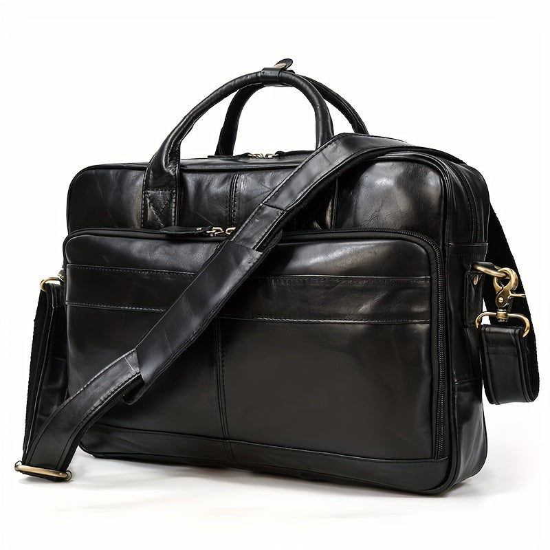 Milan | Leren Crossbody Messenger Laptop Handtasche