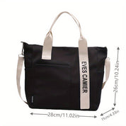 Sophie | Canvas Schultertasche mit mehreren Fächern