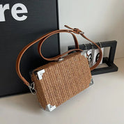 Lena | Damenmodische Geflochtene Schultertasche
