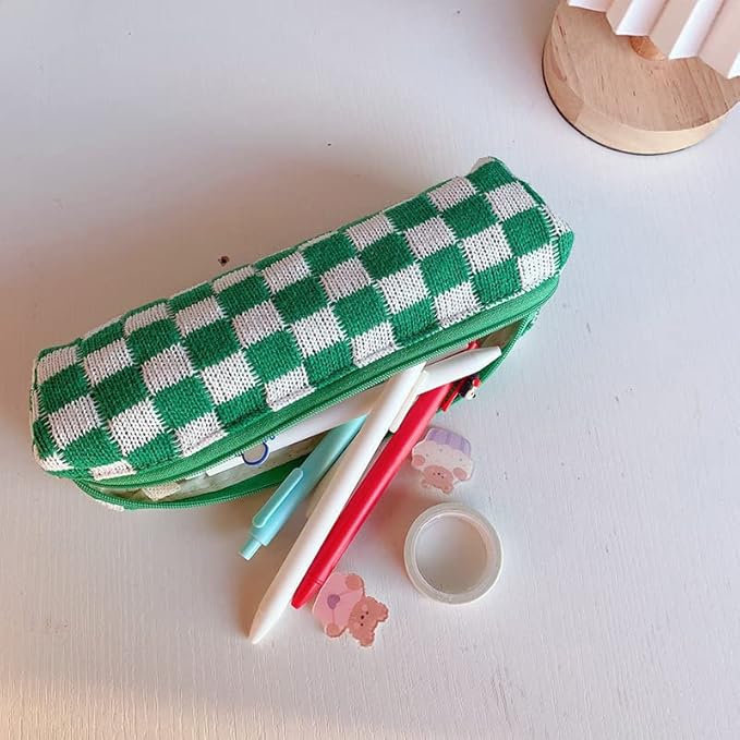 Claire | Stilvolles und funktionales kariertes Beauty-Organizer-Set