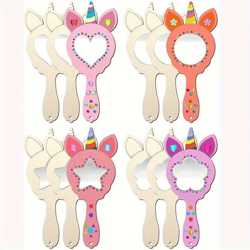 Launeyreflexionen - DIY -Einhornspiegel mit handgemaltem Design-1