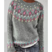 Brigitt | Eleganter Damen Strickpullover mit Wärmendem Winterdesign