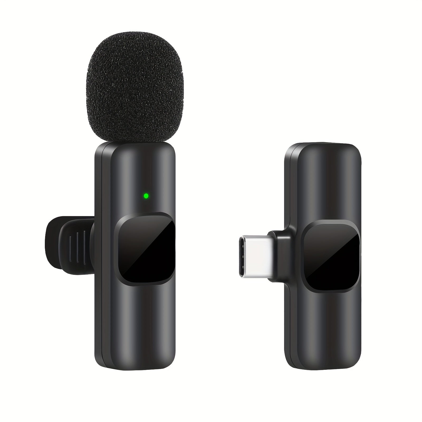 Wireless Lavalier-Mikrofon für Videoaufnahmen und Live-Streaming-Kompaktes Design mit hoher Klangqualität und USB-C-Verbindung-1