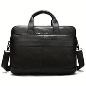 Dylan | Große Kapazität Leder Laptop Schultertasche