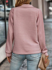 LEAH | Trendy V-Ausschnitt Pullover