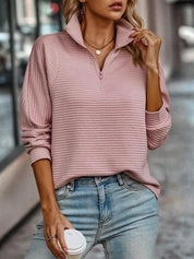 LEAH | Trendy V-Ausschnitt Pullover