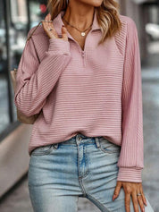 LEAH | Trendy V-Ausschnitt Pullover