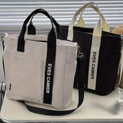 Sophie | Canvas Schultertasche mit mehreren Fächern