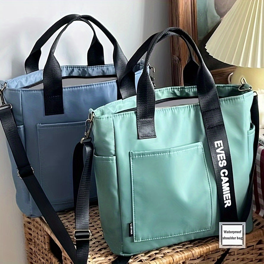 Sophie | Canvas Schultertasche mit mehreren Fächern