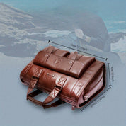 Milan | Leder Crossbody Laptop Reis Messenger Tasche