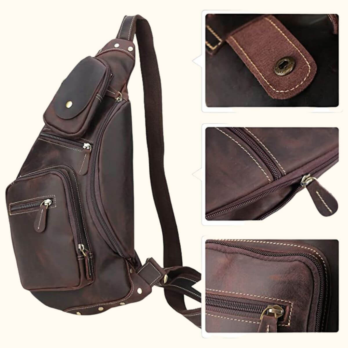 Milan | Frontier Leder Schultertasche