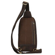 Mason | Herren Retro Echte Ledertasche Anti-Diebstahl Umhängetasche Brusttasche