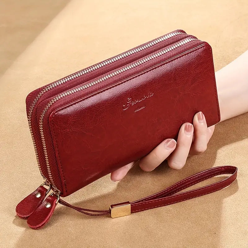 Naya | RFID Leder Telefon Tasche Clutch Reisebrieftasche
