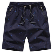  Gelegenheitsshorts von Männern - atmungsaktive Baumwollmischung - Entspannte Passform - Knielänge - Reißverschlusspocke-4