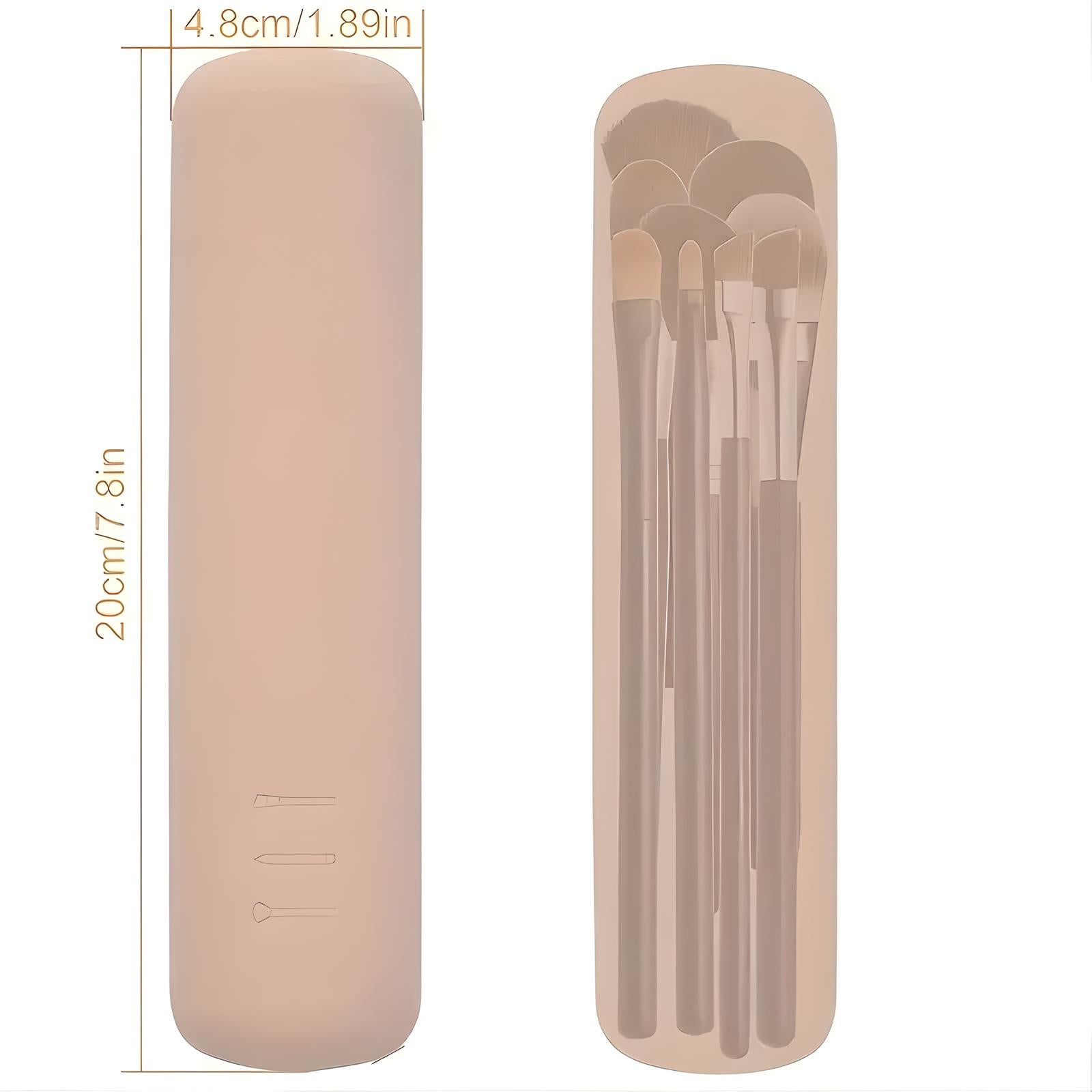 Isla | 3-teilige Make-up-Pinsel-Etui-Tasche Set