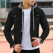 Fabian | Stylische Jeansjacke mit Kapuze für Herren