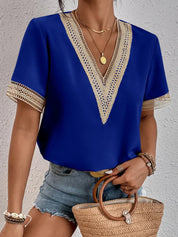 MIRJAM | V-Ausschnitt Shirt Sommer
