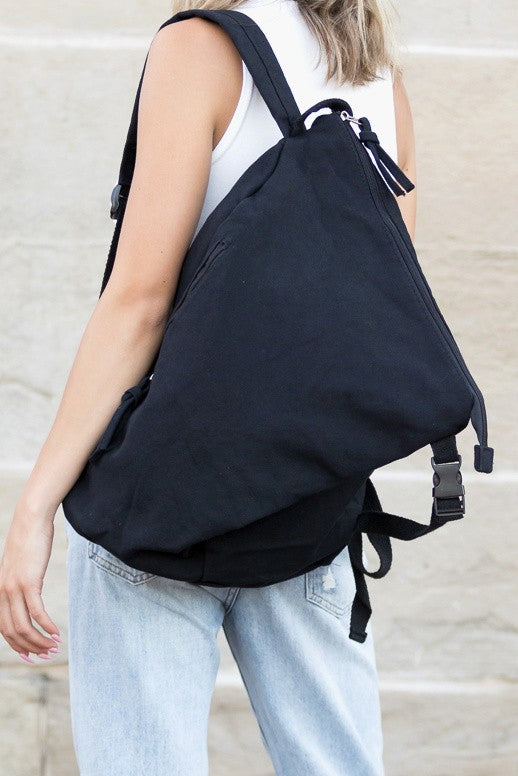 Sophie | Asymmetrische Canvas Umhängetasche