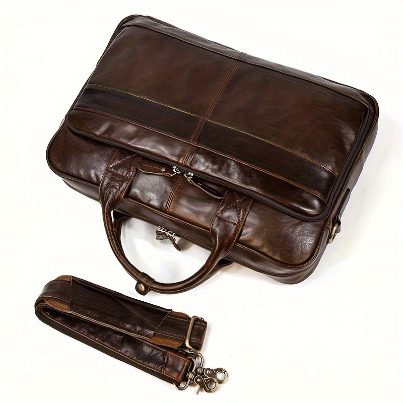 Milan | Leren Crossbody Messenger Laptop Handtasche