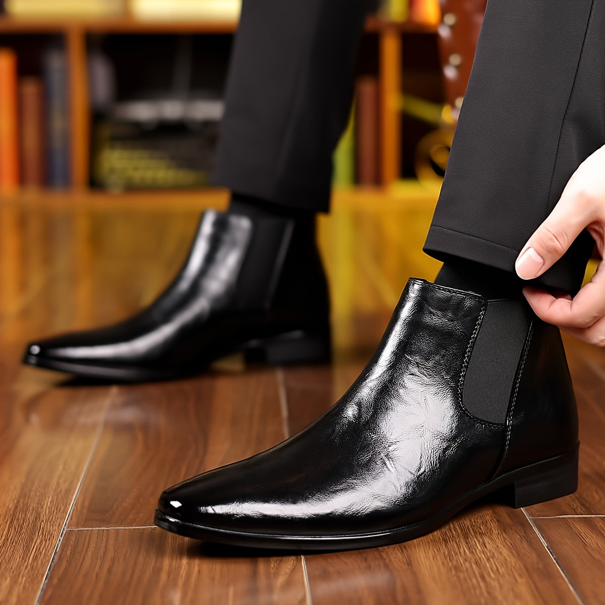 SEAN | Stylische Schnürschuhe mit spitzer Zehenpartie für Herren