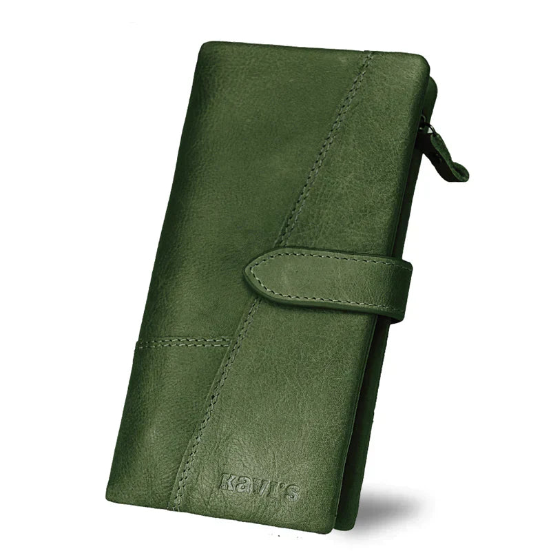 Berkley | RFID-sichere Vintage-Leder-Reisegeldbörse