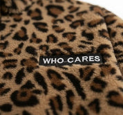Langarmjacke mit Leopardenmuster, Modemarke, lockeres Hip-Hop-Oberteil