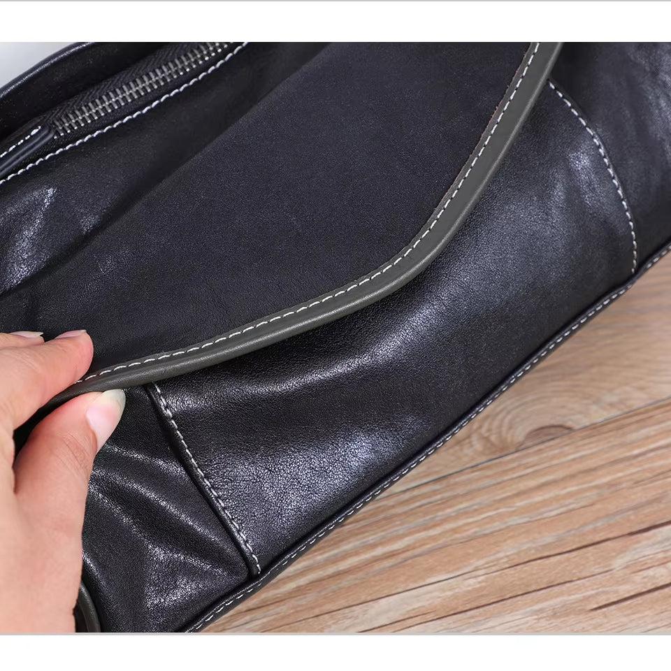 Elias | Premium Schultertasche aus Kunstleder