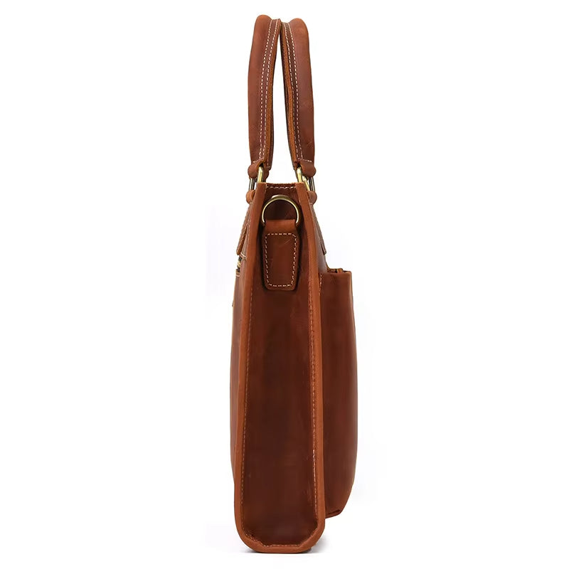 Jack | Herren Vintage Leder Reise Crossbody Messenger Handtasche