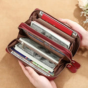 Naya | RFID Leder Telefon Tasche Clutch Reisebrieftasche