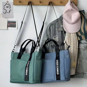 Sophie | Canvas Schultertasche mit mehreren Fächern