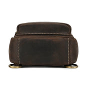 Mason | Herren Retro Echte Ledertasche Anti-Diebstahl Umhängetasche Brusttasche
