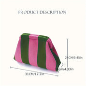 Lanie | Stylische und vielseitige gestreifte Kosmetiktasche