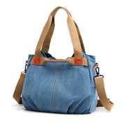 Lars | Retro Canvas Große Umhängetasche und Schultertasche