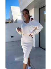 Claires Ultimatives Gemütliches Kleid und Pullover Duo