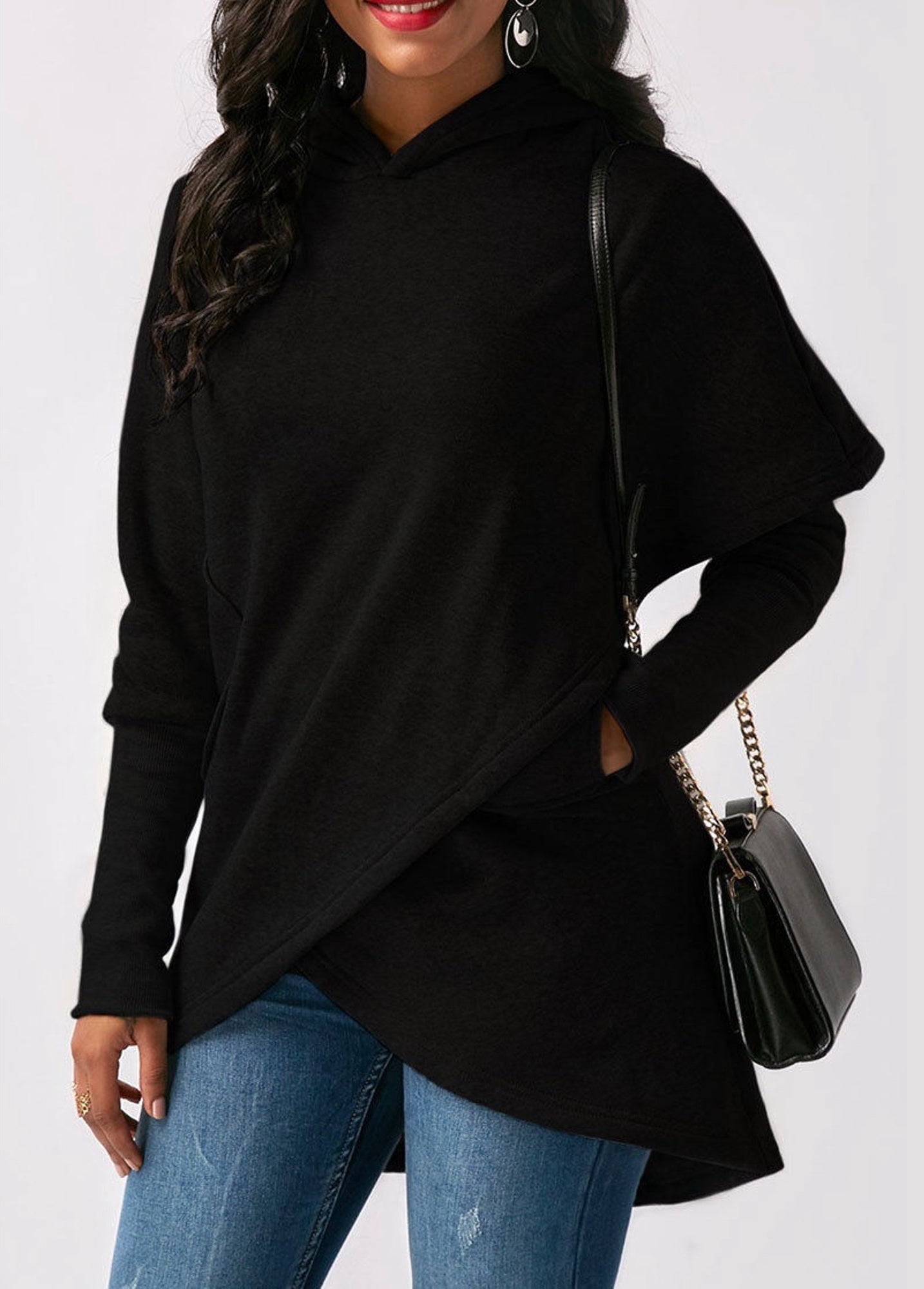 CORNELIA | Trendiger Asymmetrischer Hoodie