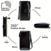 Dulce | RFID-sichere Reisetasche | Mehrfachfach Vintage Clutch