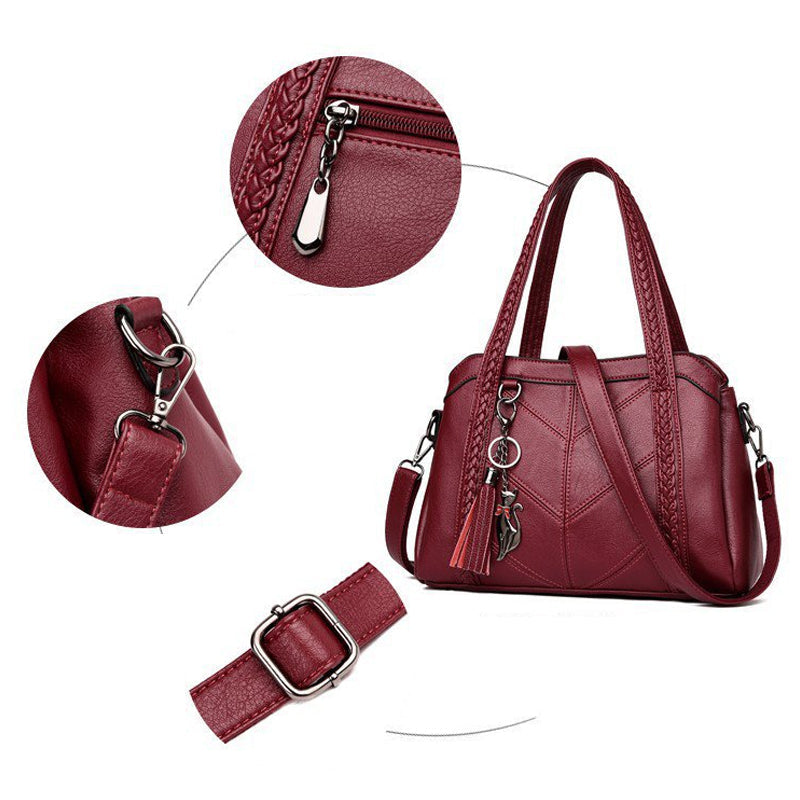 Lila | Vielseitige Quaste Crossbody Tasche