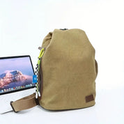 Finn | Große Vintage Canvas Umhängetasche Reisetasche