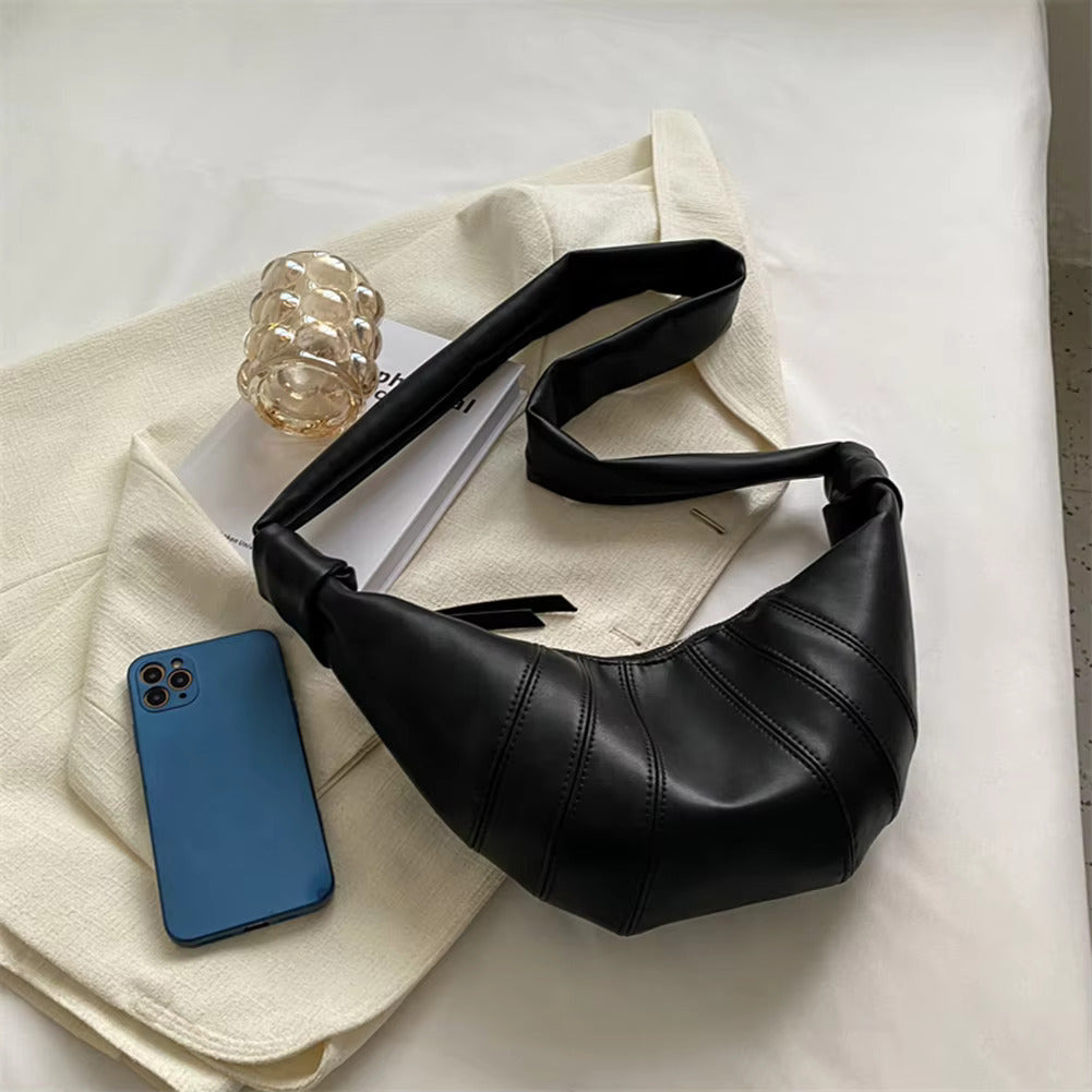 Sofie | Elegante halbrunde PU-Ledertasche für Damen