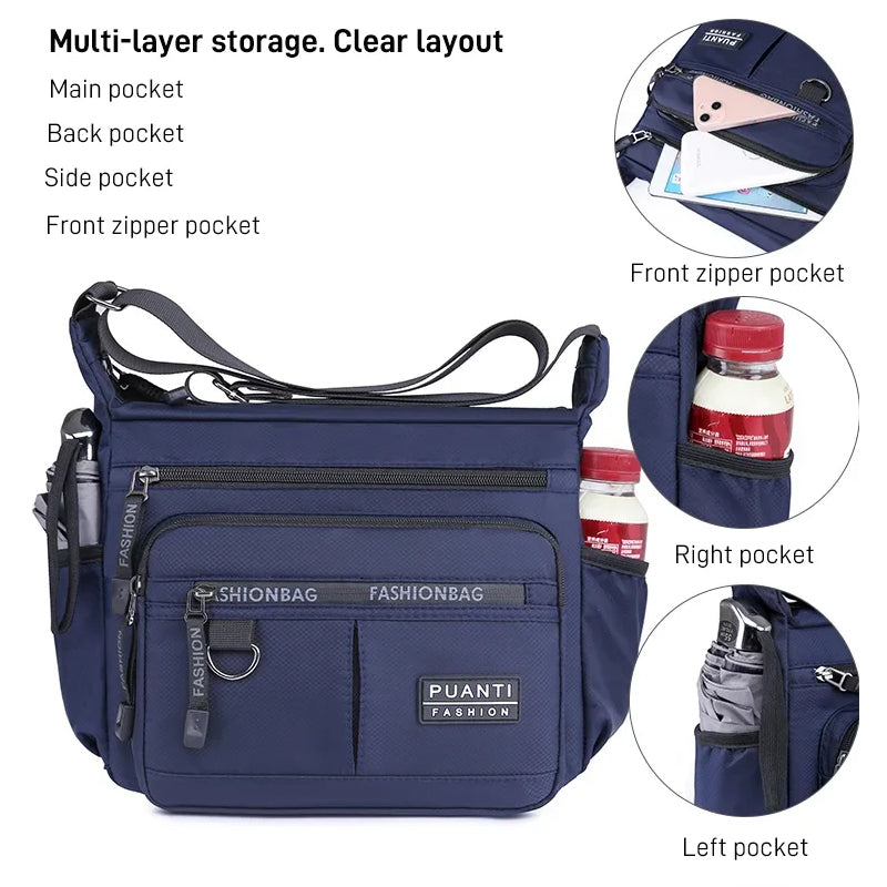 Liam | Sichere Umhängetasche mit Sling-Design