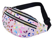 Lila | Damen Schmetterlingsdruck Crossbody Gürteltasche