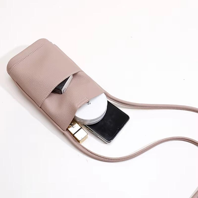 Clara | Schicke Kleine PU Leder Crossbody Tasche