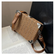 Lena | Damenmodische Geflochtene Schultertasche