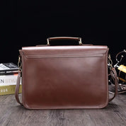 Liam | Retro PU Leder Aktentasche Crossbody Messenger Tasche