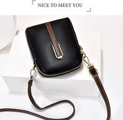 Sophie | Mini Schultertasche aus Lychee-Leder