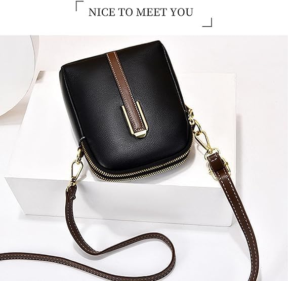 Sophie | Mini Schultertasche aus Lychee-Leder