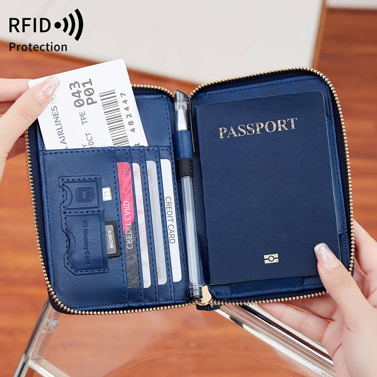 Luz | RFID-sichere Reisebörse