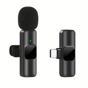 Wireless Lavalier-Mikrofon für Videoaufnahmen und Live-Streaming-Kompaktes Design mit hoher Klangqualität und USB-C-Verbindung-2
