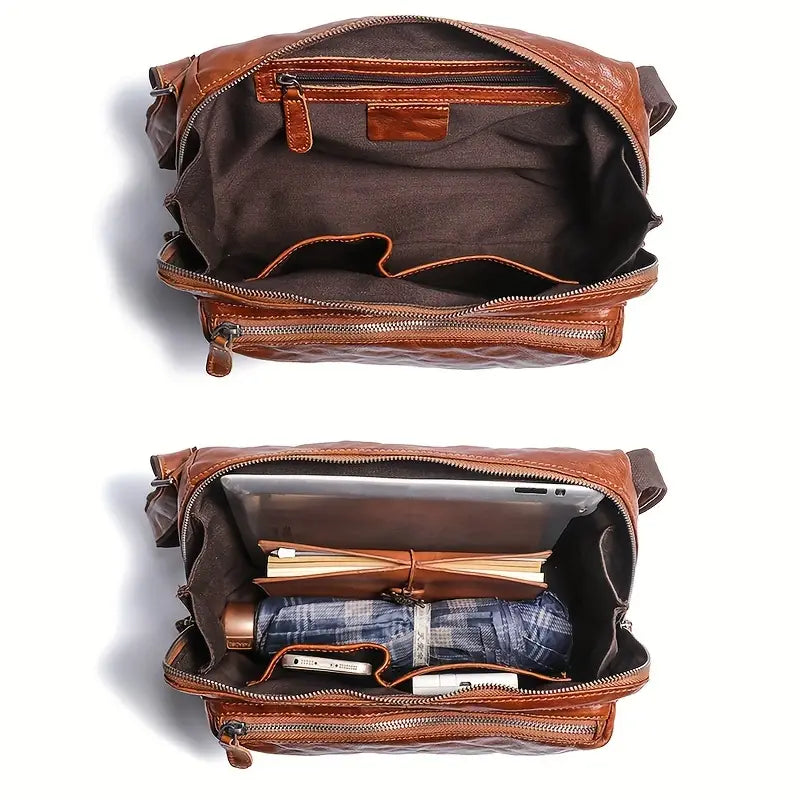 Owen | Echtes Leder Crossbody Reisetasche