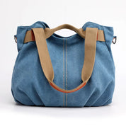 Lars | Retro Canvas Große Umhängetasche und Schultertasche